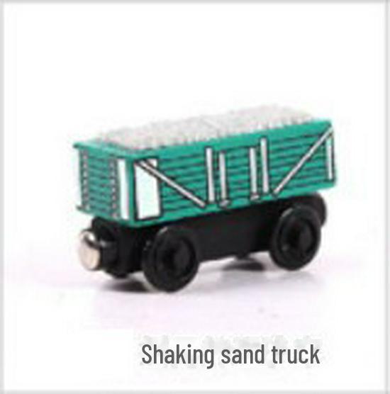 Children's Wooden Toy Train Head Cake Decoration - YB02