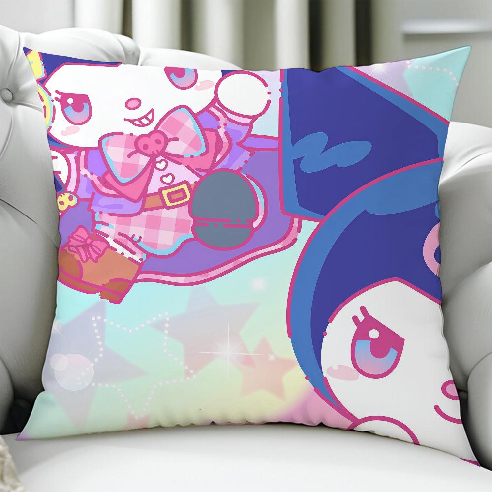 K-Kuromis Cute Cushion Cover Birthday Anniversary Gifts Double Sided Printed Zipper Cushion Cover Soft Skin Bedding