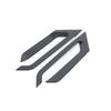 For BMW X6 G06 -2025 ABS Black Car Side Fender Sticker Shark Gill Air Flow Wing Vent Trim Car accessories