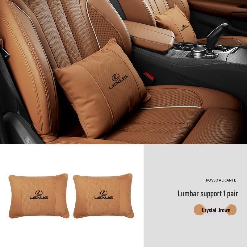 Compatible with Lexus suede seats, headrests, and lumbar supports (ES200, NX260, UX, RX300).