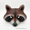 Maschera Raccoon in PU per Halloween - Costume Animale per Carnevale