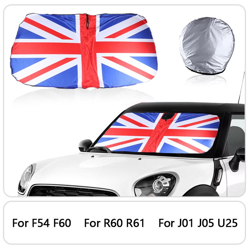 Car Front Window SunShade Cover Blocks UV Reflector For Mini Cooper One R50 R53 R56 R60 F55 F56 R58 R59 Windshield Sunshade
