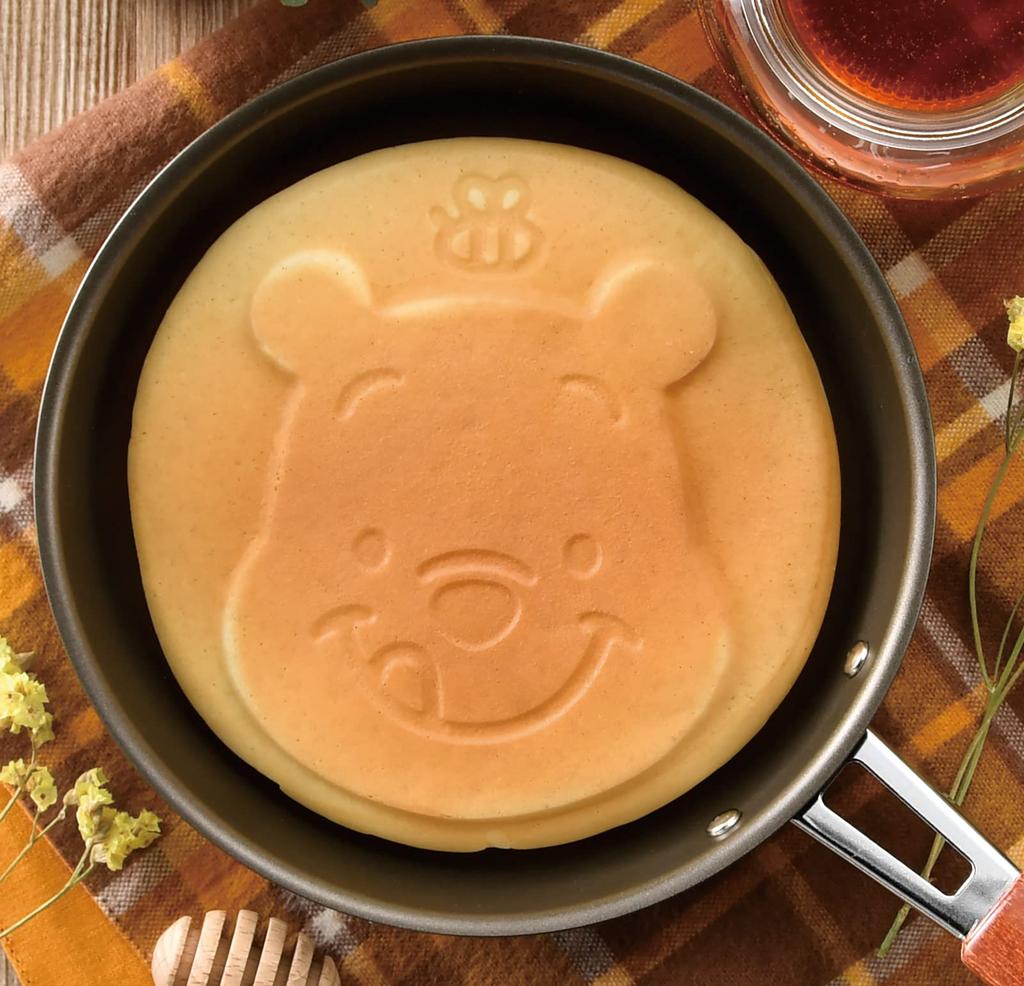 Yakusel Disney Pancake Pan 16cm Pooh S2 Gas Stove Only 50086