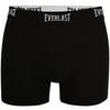 EVERLAST Men's Boxer Shorts Cotton Logo Black Set of 4