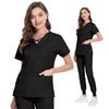 Doctor's Handwashing Suit: High-End Elastic Nurse Uniform with Embroidered Logo for Operating Rooms & Beauty Salons
