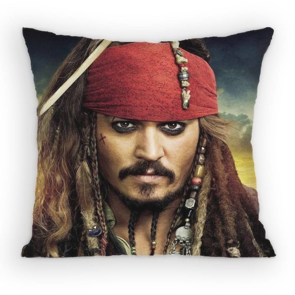 Pirates of the Caribbean Pillow Case Sofa Living Room for Bedroom car Headboard Backrest Cushion Square Cushion Nap Time