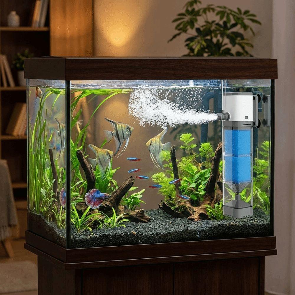 Energy Saving Fish Tank Submersible Filter Low Noise Oxygenation Pump  Aquarium