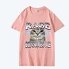 Rage Consumes Me Cat T Shirt Men Women Oversized 100% Cotton Hot Sale Short Sleeve Summer Streetwear Print Unisex Plus Size Tops
