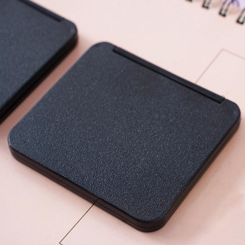 Klappbarer Schminkspiegel Hochauflösend Tragbarer Taschenspiegel Doppelseitiger Damen-Schminkspiegel Rechteckig Kosmetik Make-up Waschtisch