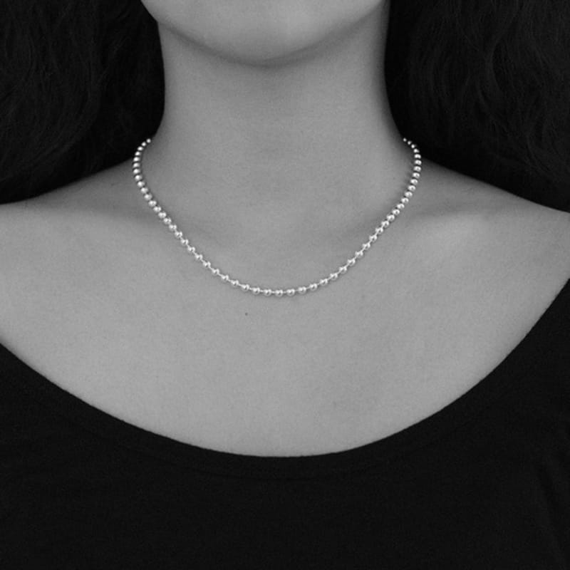 Another Layer Maria Chain Necklace (silver925)