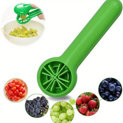 2 Pièces , Coupe-Tomates, Coupe-Raisins, Coupe-Fraise et Tomate Cerise Uniforme, Outil de Coupe de Fruits, Incroyable Diviseur de Fruits.