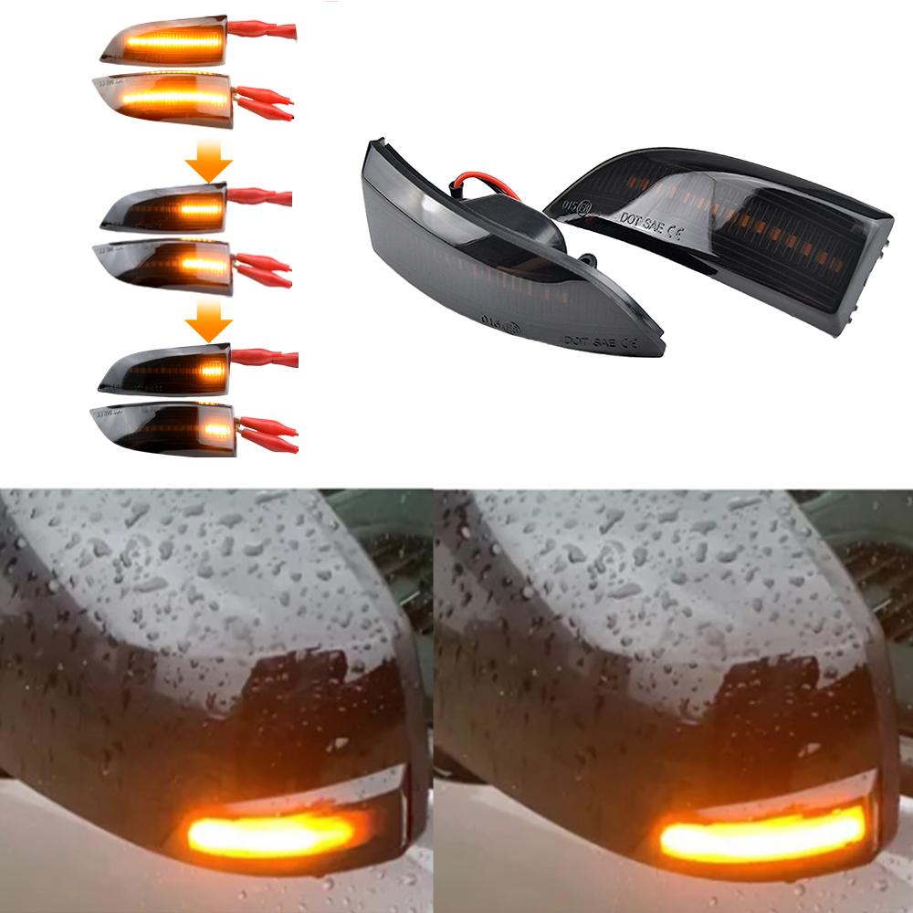 2x LED Dynamic Blinker Indicator Mirror Turn Light Signal Fit for Renault Megane 3 MK3 III RS 2008-2016 Laguna III X91 Fluence