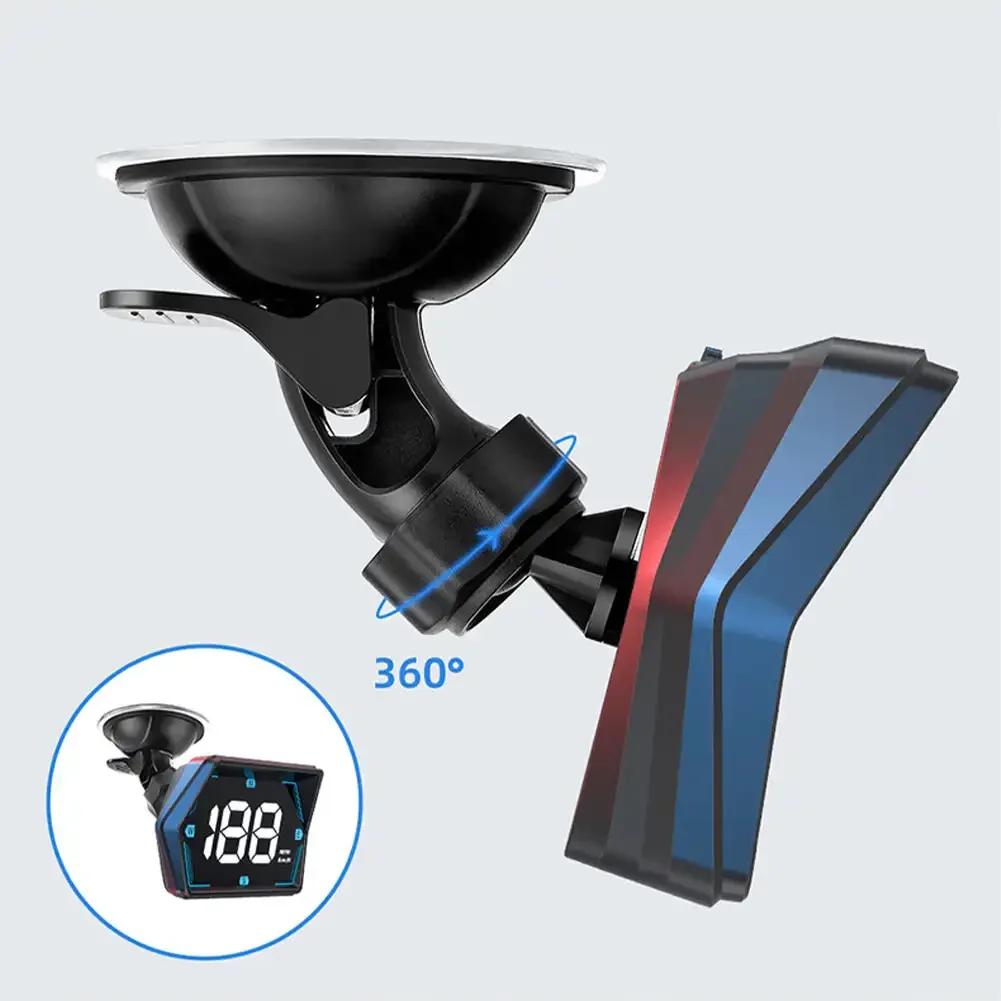 Car HUD GPS On-board Computer Digital Head Up Display Auto Speedmeter Speed Windshield Projector for Truck Motorcycle Auto