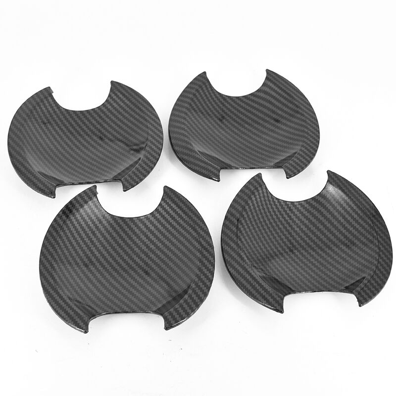 Cars Accessories Door Bowl Handle Cover For Toyota Camry XV50 2012-2017 Carbon Fiber Silver Car Styling Upgrade Modify A Car