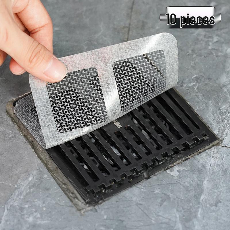 Anti-Hair Mesh Drain Filter & Insect-Proof Deodorant Sticker for Bathroom