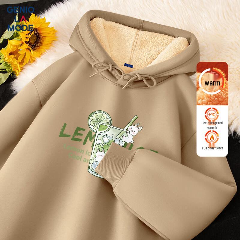 

GENIOLAMODE Men s Winter Plush Fleece Hoodie 3XL