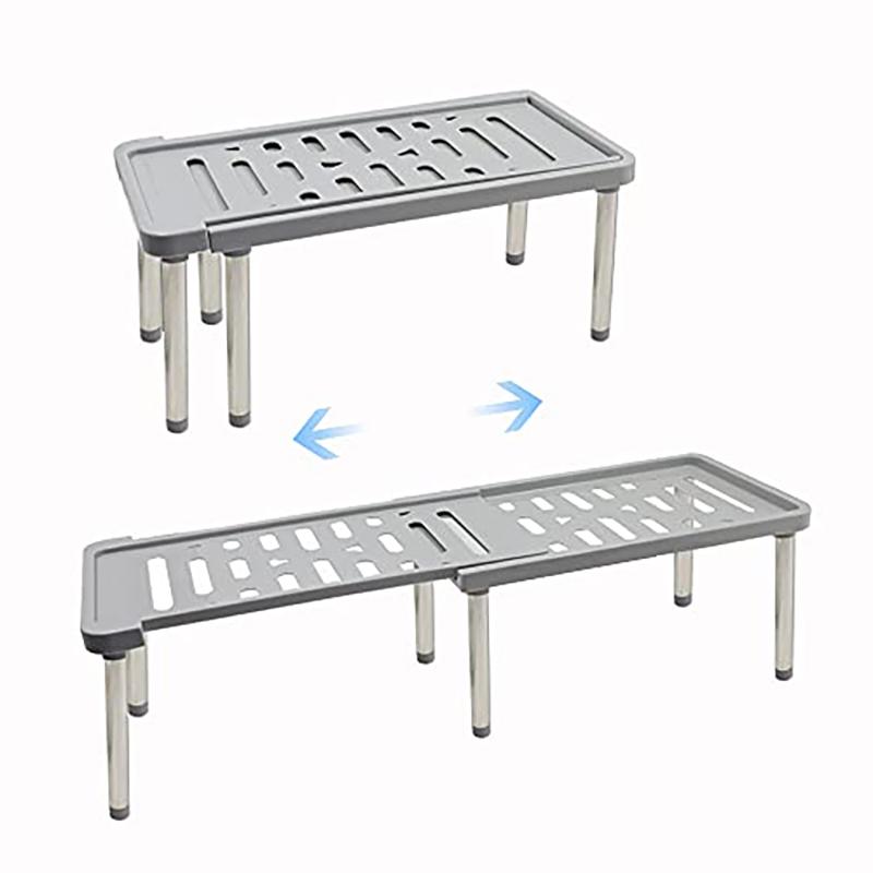 1Pc Retractable Shelf Multifunction Storage Rack Household Sundries Organizer Kitchen Seasoning Bottle Stainless Storage Racks