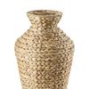 Straw Woven Indoor Plant Holder Desktop Floral Arrangement Container Decorative Vase for Home Decor and Table Centerpieces