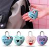 Luggage Travel Security Tool Number Password Combination Lock Digits Code Padlock Heart Shaped Lock