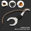 Bike Cassette Flywheel Removal Tool With Chain Whip Sprocket Wrench 3 In 1 MTB Road Bicyclee Bottom Bracket Remover BB Spanner