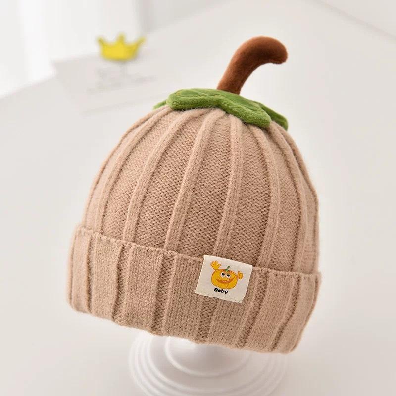Autumn and winter hard to keep warm cute wool hat children's hat boys and girls baby pullover knitted hat baby hat