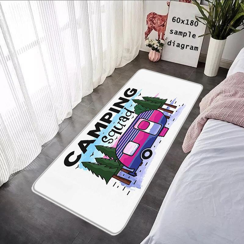 Hallway Entrance Cartpet Camping Camper Rugs Foot Carpets Doormat Floor Mats Non-slip Mat Home Kitchen Room Inside Decoration