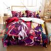 Mato Seihei No Slave Chained Soldier Duvet Cover + 2 Pillowcases Uzen Kyouka Wakura Yuuki Duo Graphic 3Pcs Zipper Quilt Cover