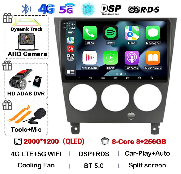 Android 14 Carplay Auto 4G Wifi For Subaru Impreza GD GG 2002 - 2007 Car Radio Multimedia Player GPS 360 Camera Stereo Head Unit