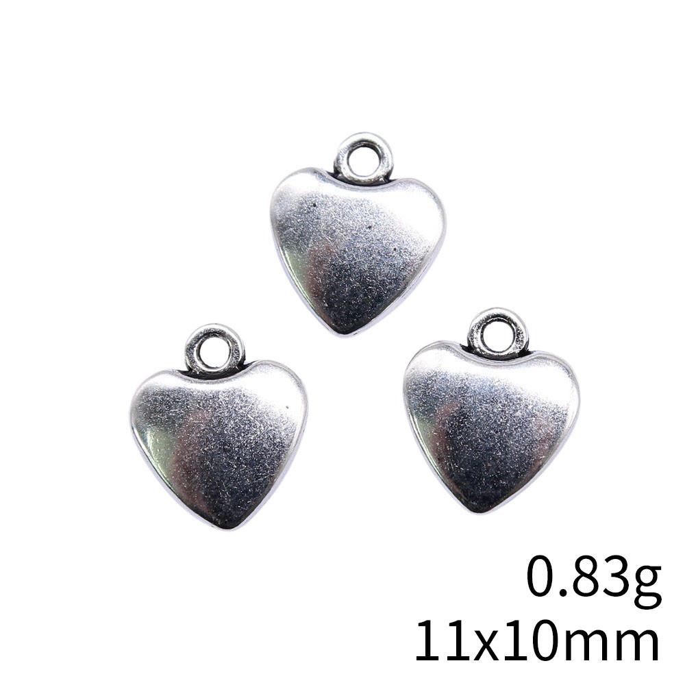 Back To School Charms Bulk Peach Heart Love Charms Pendant Women's Clothing Pendant