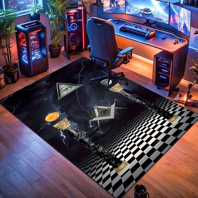 Esoteric Symbols Cosmic Harmony carpet Doormat Home Decor Protective pad Christmas gifts Fashion