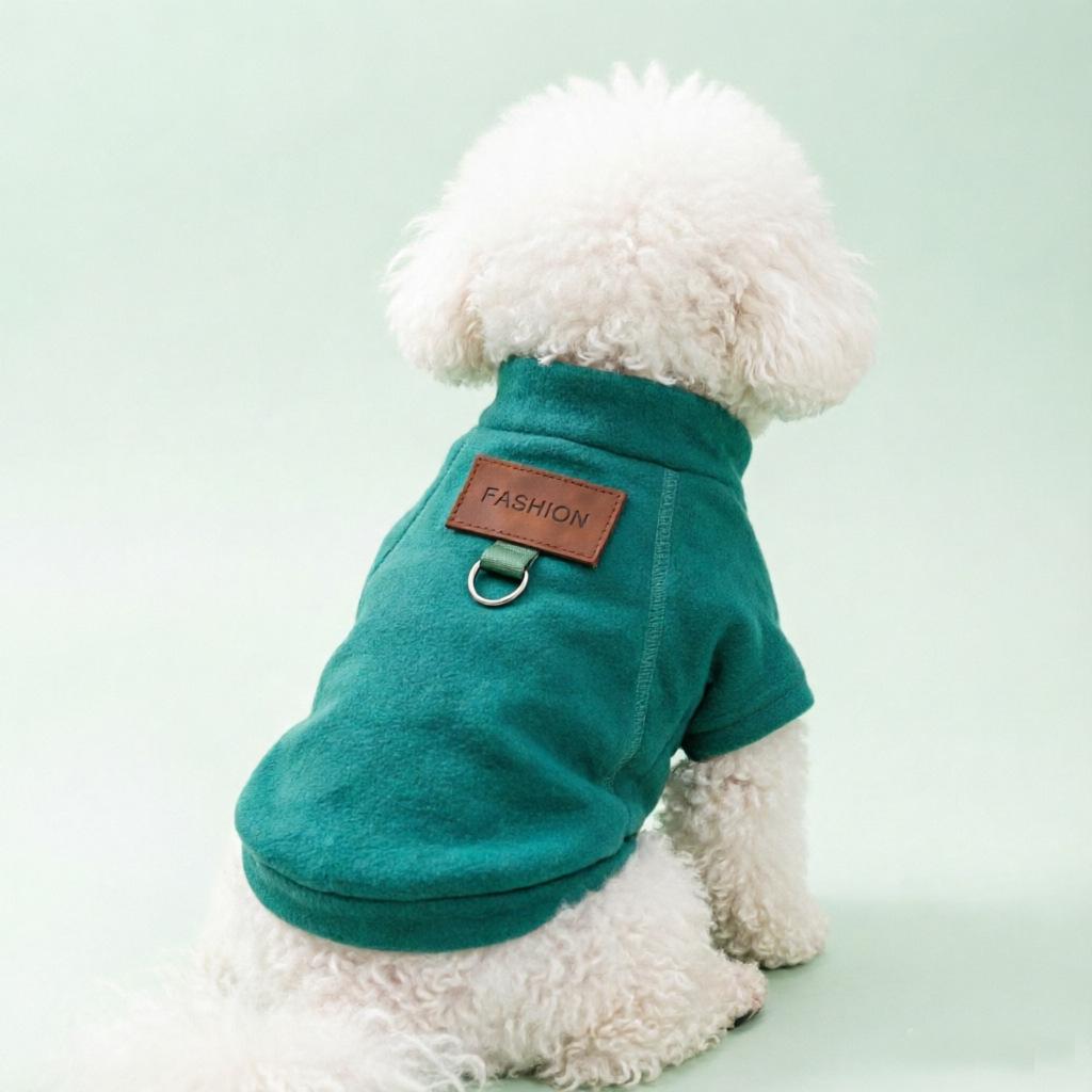 Warm Fleece Cat & Dog Winter Clothes - Velvet Lined for Bichon, French Bulldog, Puppy