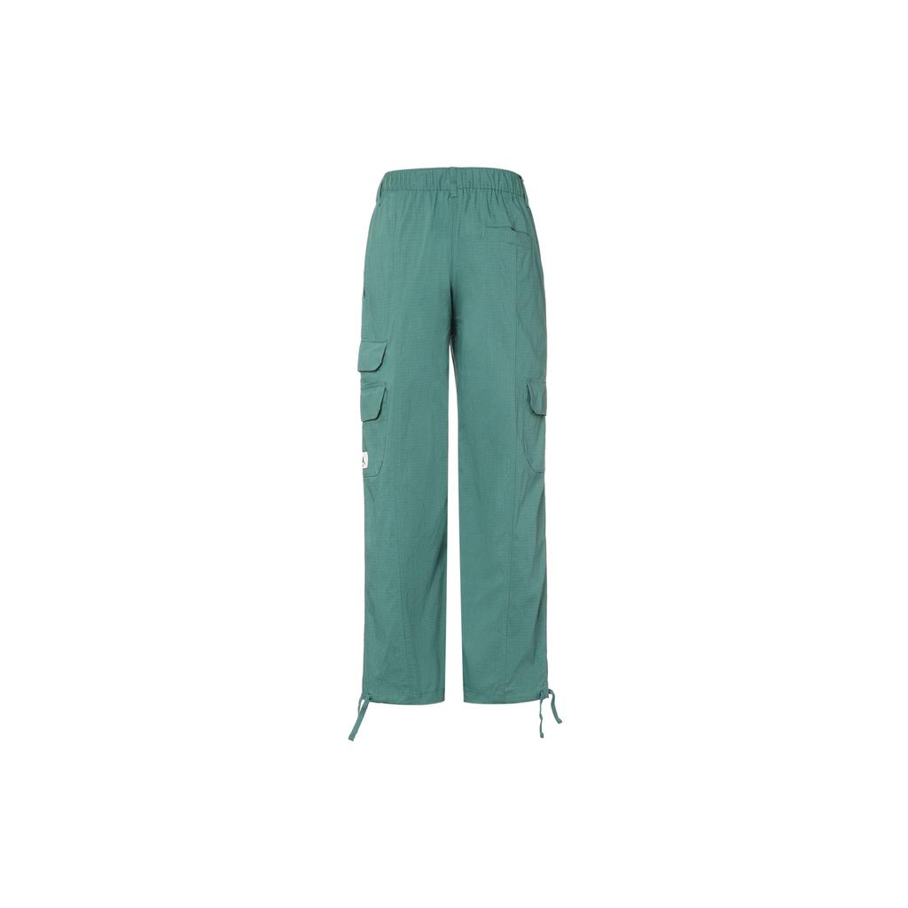 Jordan Flight Chicago Logo Patch Pocket Straight Loose Cargo Pants Women pants Blue DQ4624-361