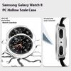 PC Case For Samsung Galaxy Watch 8 44mm Accessories Screen protector bumper Shell Hollow scale cover on Samsung Watch8 40mm