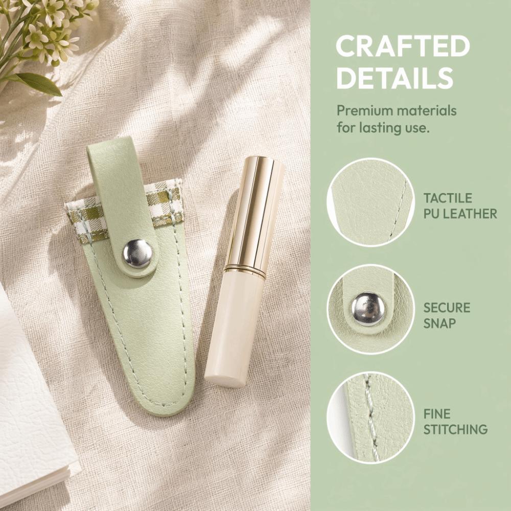 PU Leather Scissors Protective Cover Compact Size PU Leather Scissors Case For Sewing