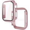 Tempered Glass+Cover For Apple Watch 11 10 9 8 7 46mm 42mm PC Bumper Screen Protector Case iWatch Series 7 6 5 4 SE3 44 40 45mm