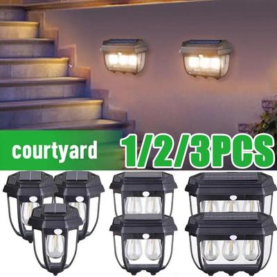 Long Lasting Life Solar Filament Light Waterproof Body Sensor Wall Lamp Smart Senser Durable