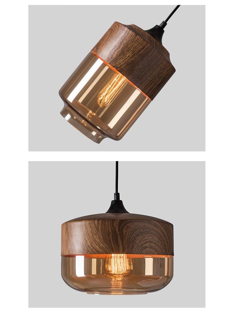 Industrial-Style Glass Ball Pendant Light for Restaurant & Bar