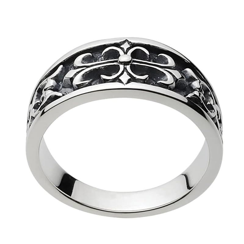 [Figmart] Gothic Kreuz Ring [Silber 925 Silber Zubehör] fr0329 Nr. 13