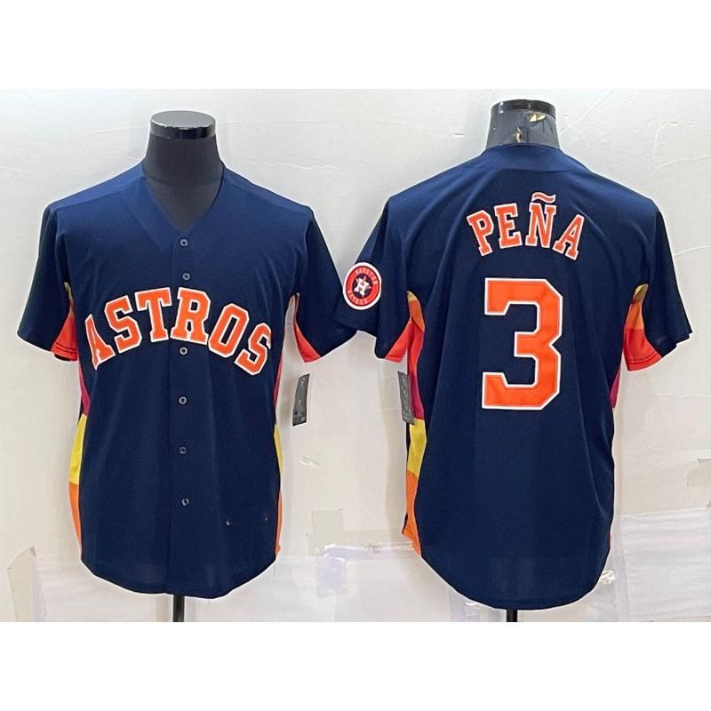 Houston Astros 44 Yordan Alvarez Fan Edition Embroidered Baseball Jersey Men
