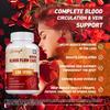 Niacin extract capsules, made with hawthorn berries, L-arginine, vitamins, gluten-free, suitable for adults.