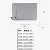 Shockproof Protective Computer Cover Waterproof Laptop Handbag Zipper Briefcase Bag  Travel