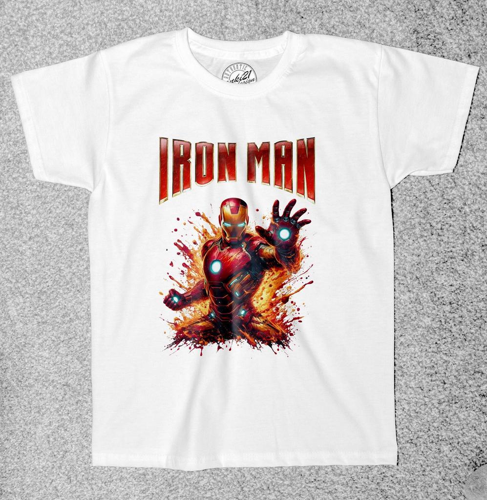 Marvel Avengers Iron Man 007 Childrens/Kids Adult t shirts/t-shirts