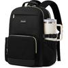 LOVEVOOK Laptop Backpack for Women with Pouch Pocket for Large Capacity Cup,15.6 Inch Laptop Computer Bag Travel Backpack Purse,Waterproof Work
