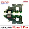 Neu Für Huawei Nova 5 5T 7 7i 8 8i 9 10 Pro SE 5G USB-Ladegerät Dock-Anschluss Ladeanschluss Mikrofon Flexkabel