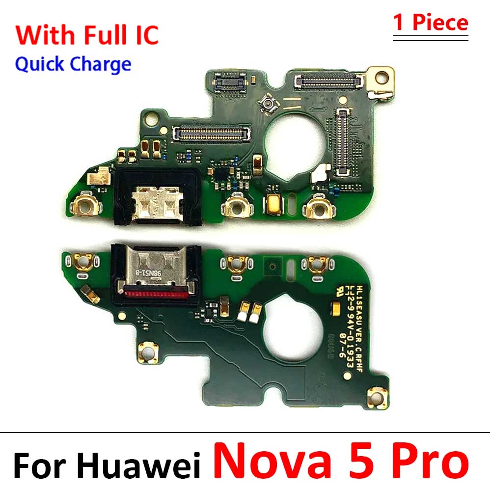 Neu Für Huawei Nova 5 5T 7 7i 8 8i 9 10 Pro SE 5G USB-Ladegerät Dock-Anschluss Ladeanschluss Mikrofon Flexkabel