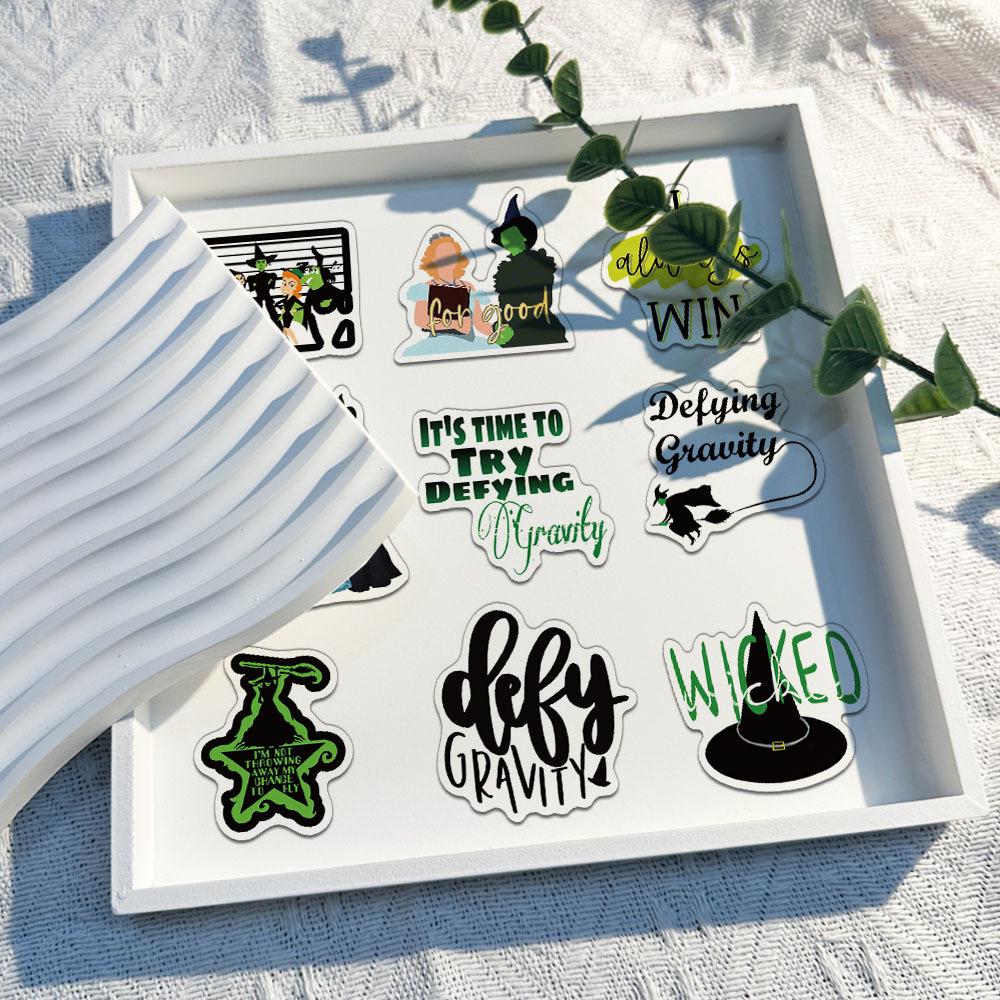 Wicked Witch Creative Stickers Set - 50 Sheets for Journals, DIY Crafts & More
