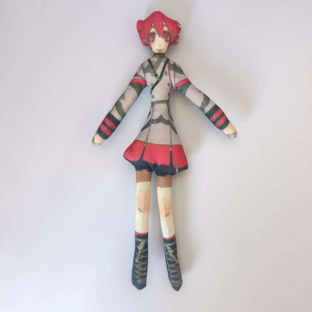 Anime Kasane Teto Cosplay Doll Plush Stuffed Dolls Cute Figure Room Decoration Abstract Wire Skeleton Accessories Unisex Gifts