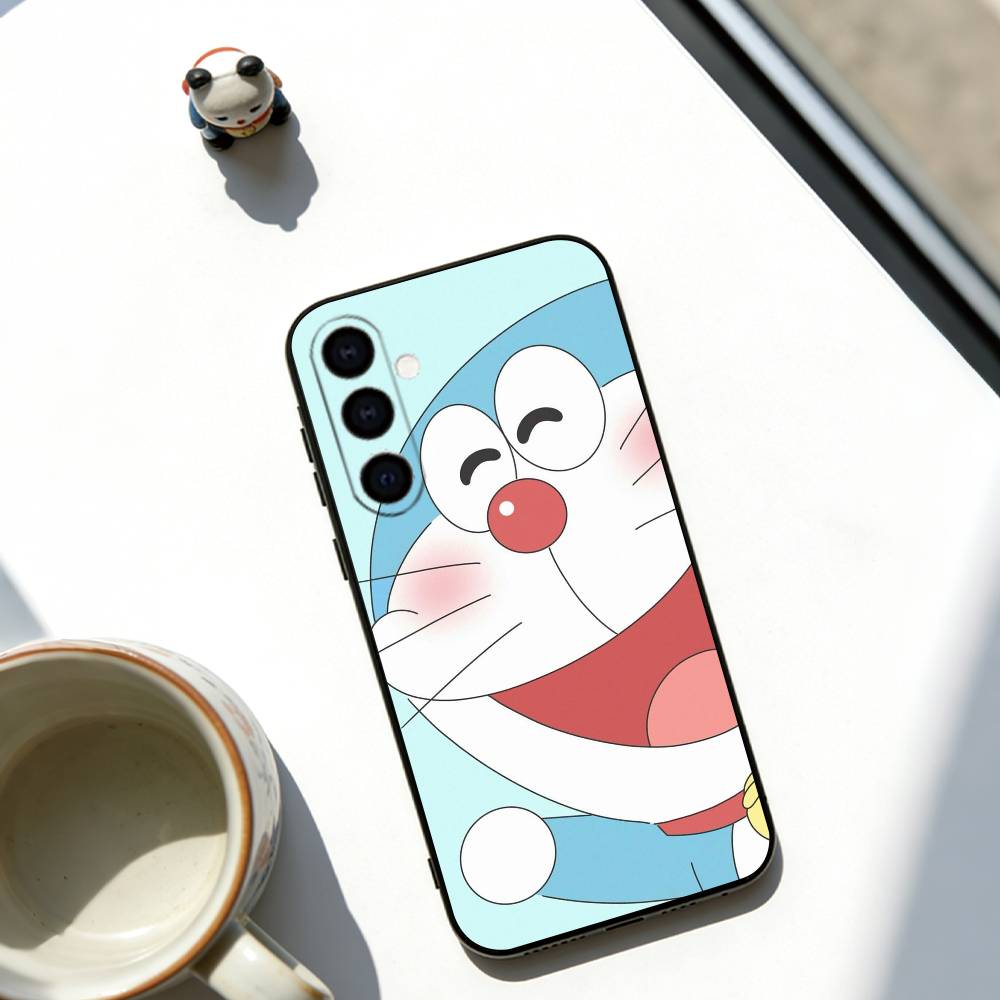 Doraemon Phone Case Soft black For Samsung Galaxy A73,A72,A71,A70,A53,A52,A51