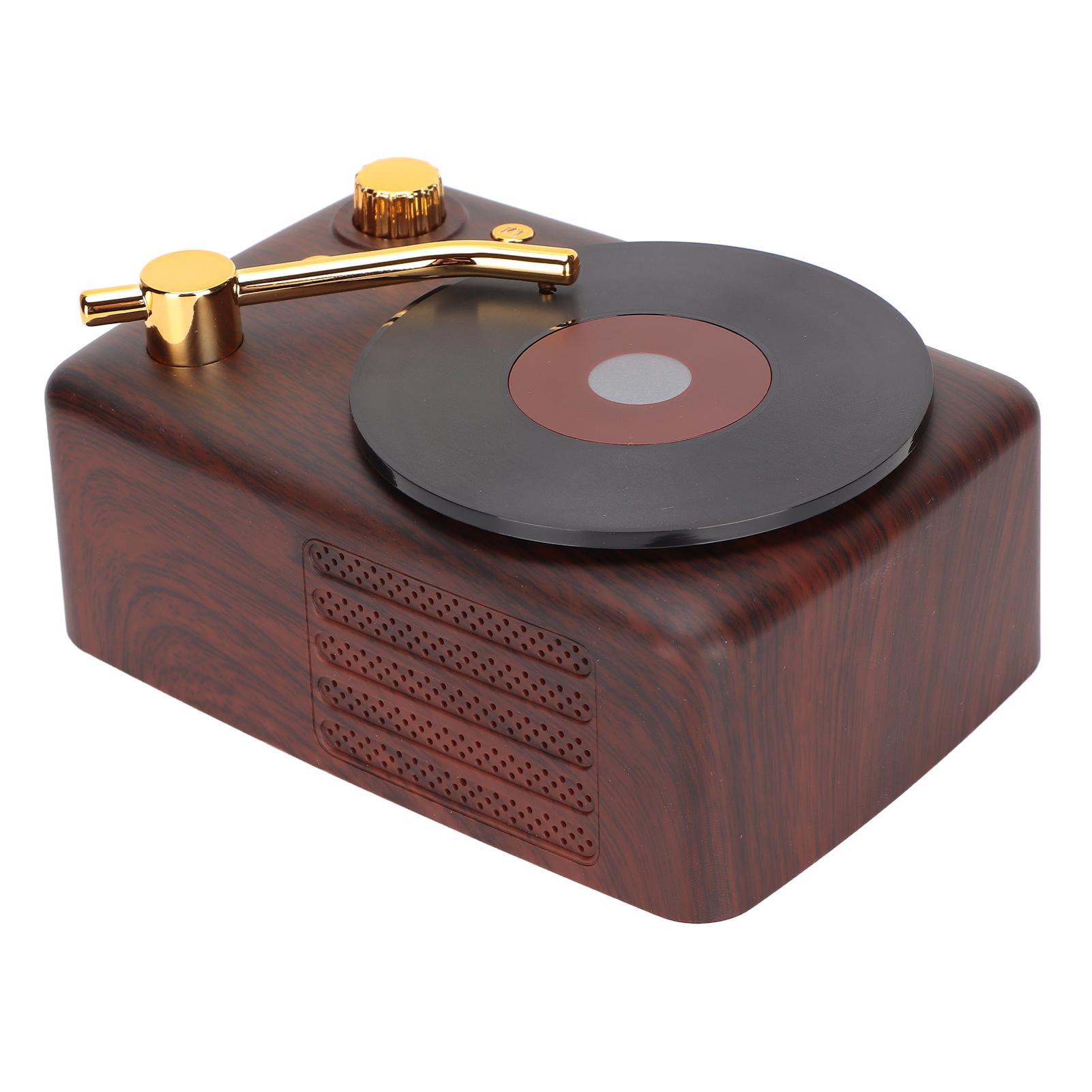 

Bluetooth-динамик, стерео, USB-зарядка, ретро-проигрыватель пластинок, мини-беспроводной динамик для автомобиля