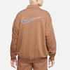 Nike Sweatshirts Women's Ancient Brown/White Stand Collar Moderate Other DD5032-256